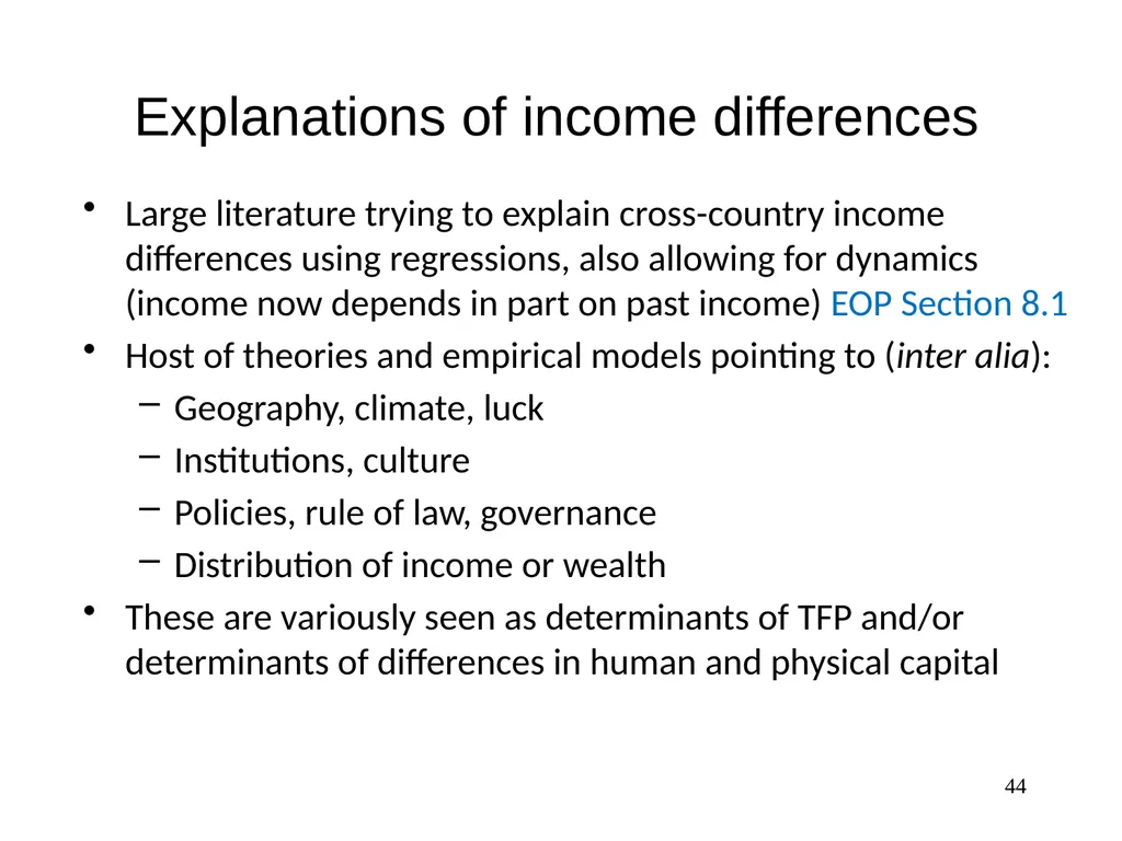 Part 3, Chapter 8 Growth, Inequality and Poverty - slide 44 of 133