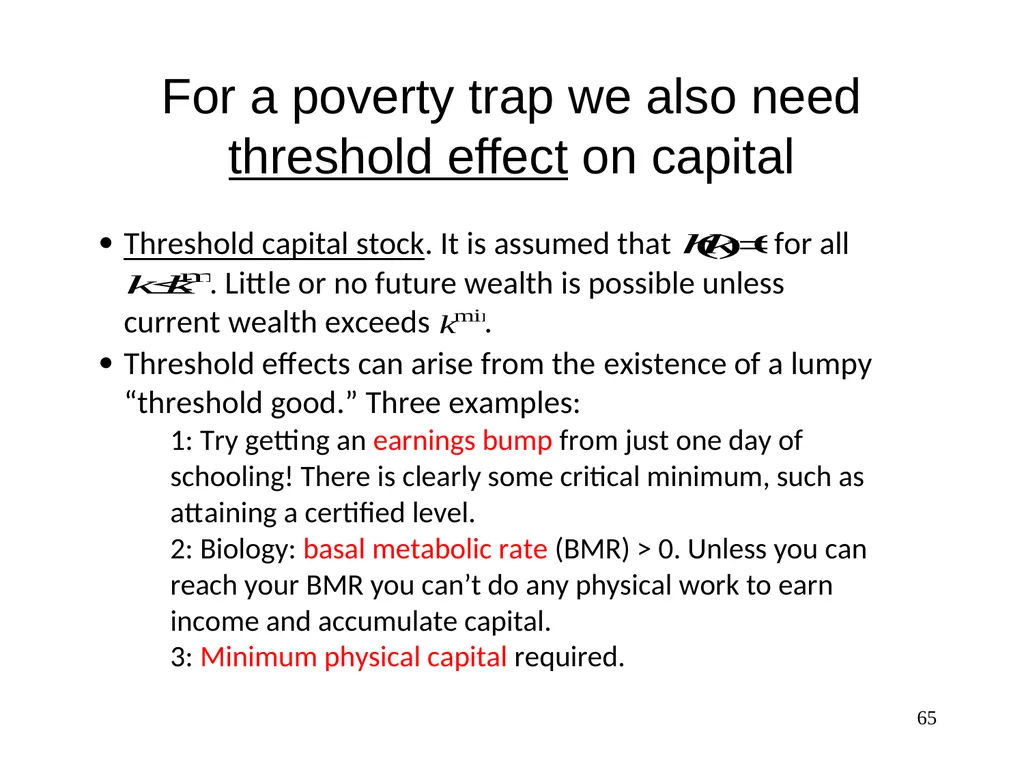 Part 3, Chapter 8 Growth, Inequality and Poverty - slide 65 of 133