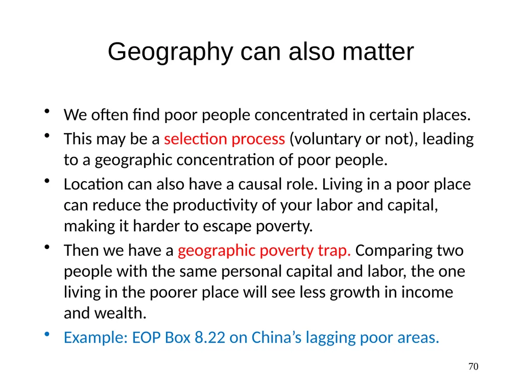 Part 3, Chapter 8 Growth, Inequality and Poverty - slide 70 of 133