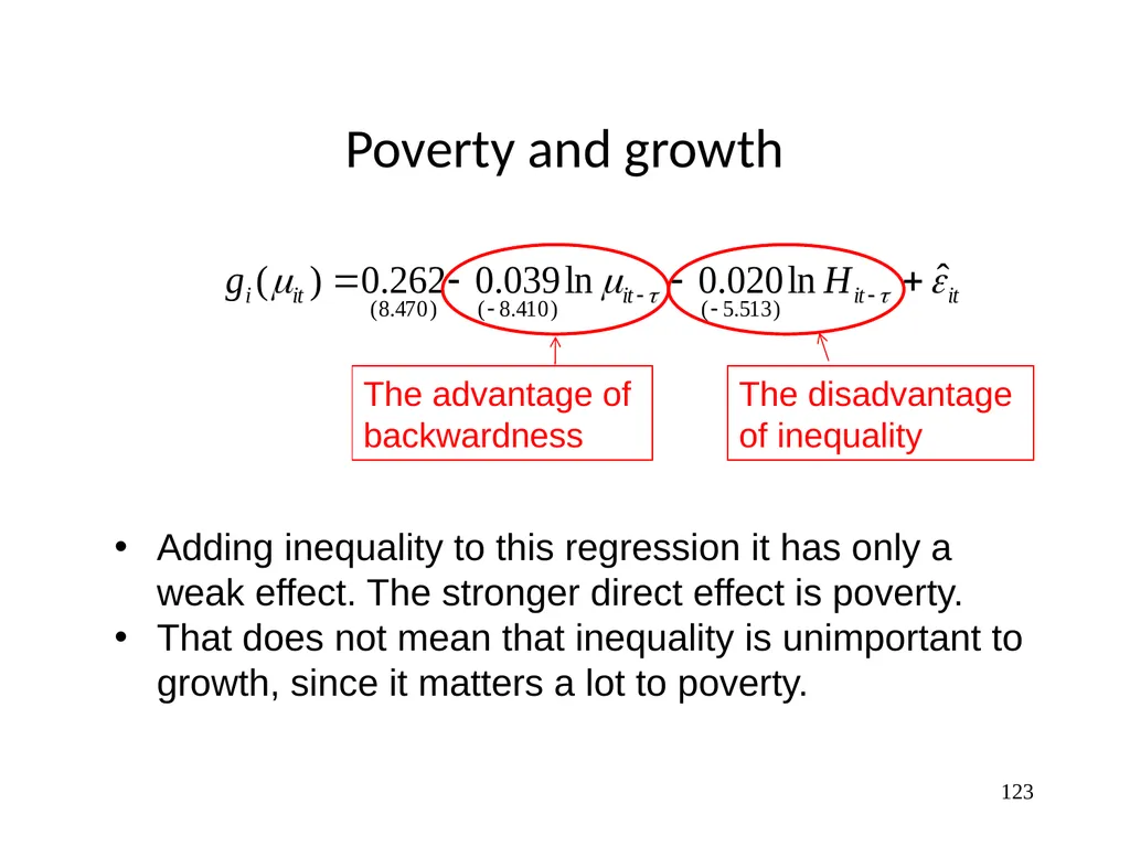 Part 3, Chapter 8 Growth, Inequality and Poverty - slide 123 of 133