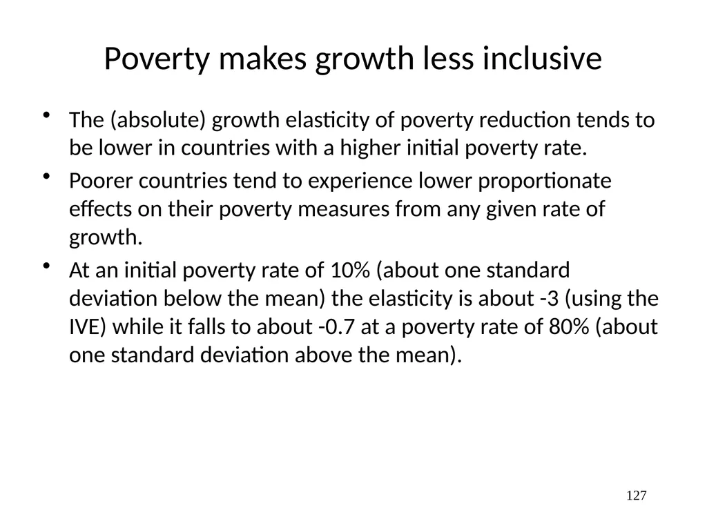 Part 3, Chapter 8 Growth, Inequality and Poverty - slide 127 of 133