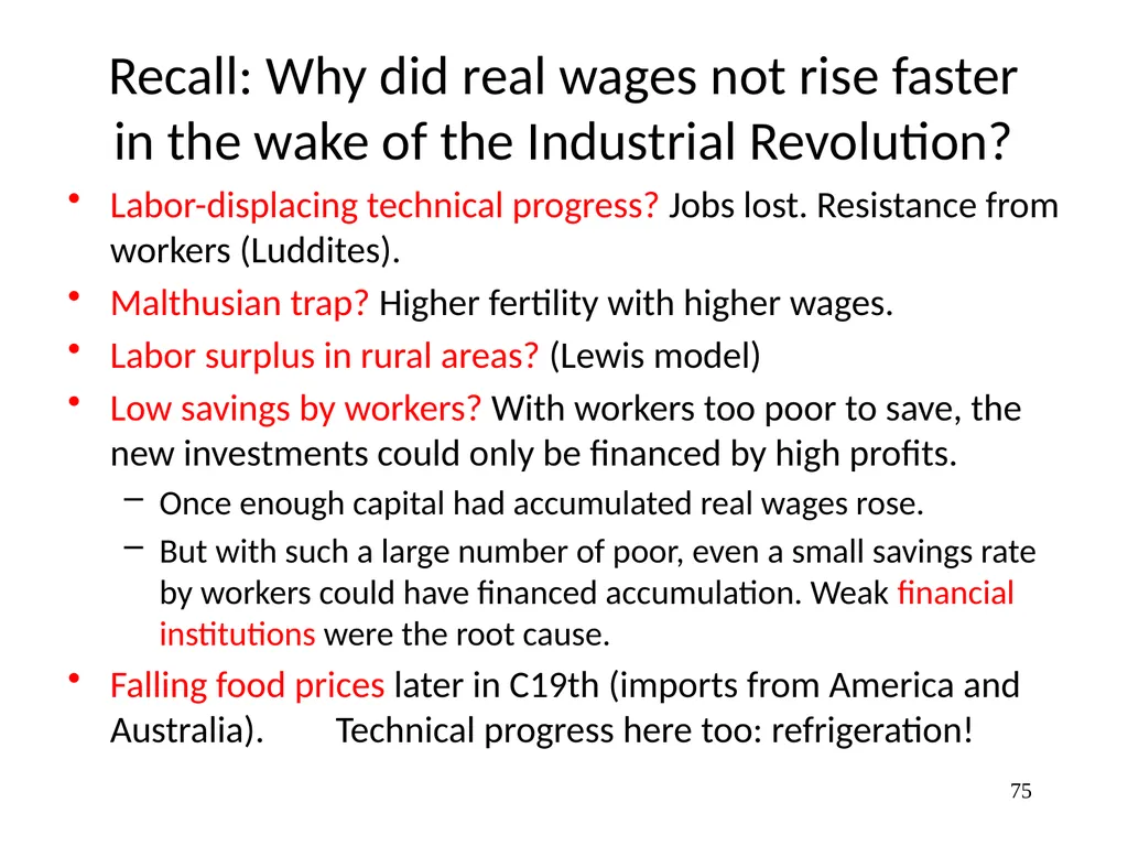 Part 3, Chapter 8 Growth, Inequality and Poverty - slide 75 of 133