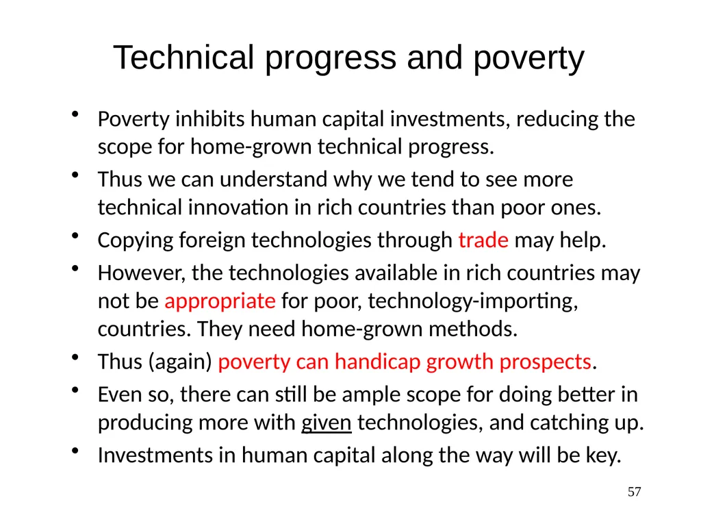 Part 3, Chapter 8 Growth, Inequality and Poverty - slide 57 of 133