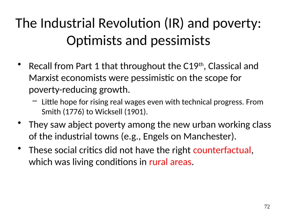 Part 3, Chapter 8 Growth, Inequality and Poverty - slide 72 of 133