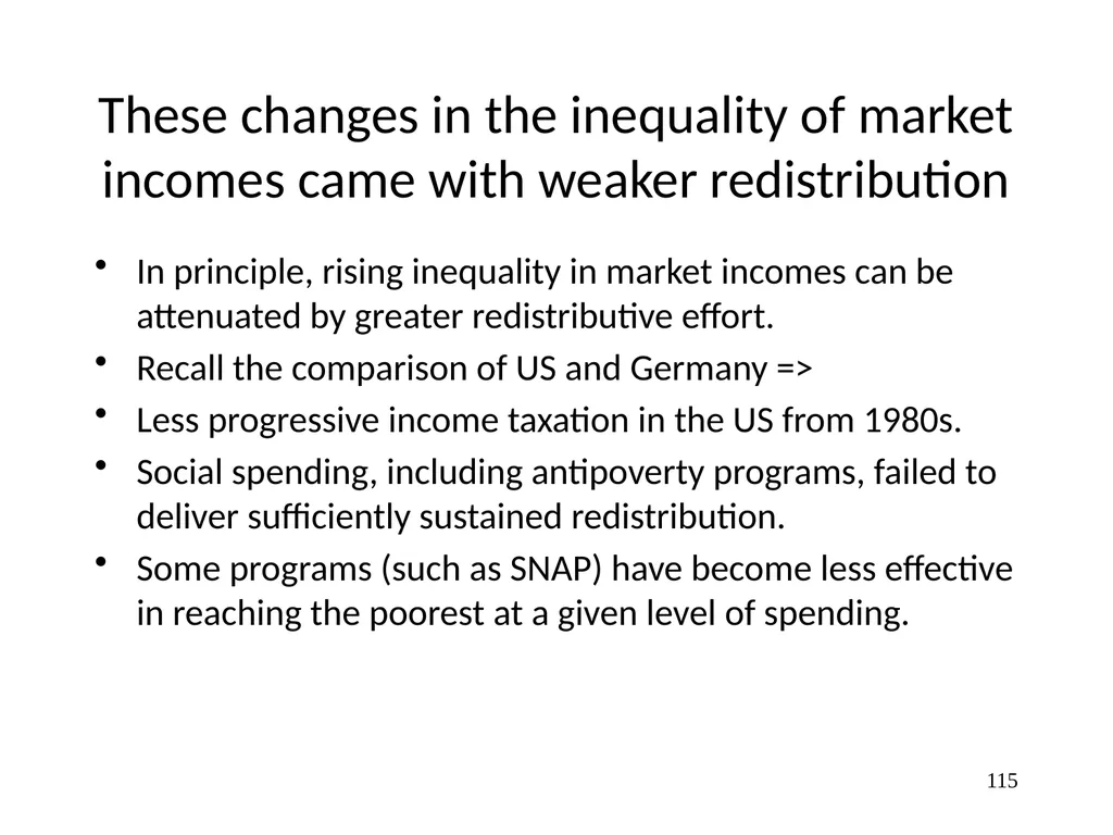 Part 3, Chapter 8 Growth, Inequality and Poverty - slide 115 of 133
