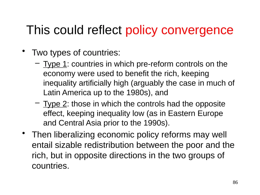 Part 3, Chapter 8 Growth, Inequality and Poverty - slide 86 of 133