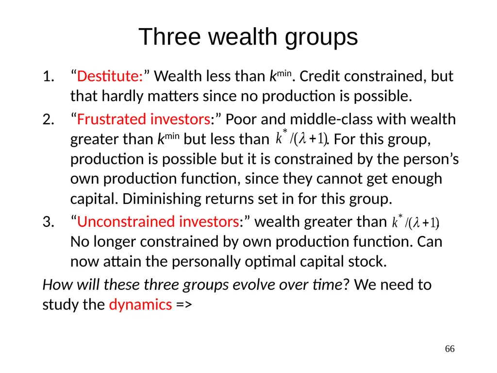 Part 3, Chapter 8 Growth, Inequality and Poverty - slide 66 of 133