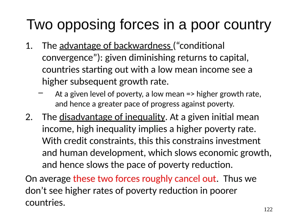 Part 3, Chapter 8 Growth, Inequality and Poverty - slide 122 of 133