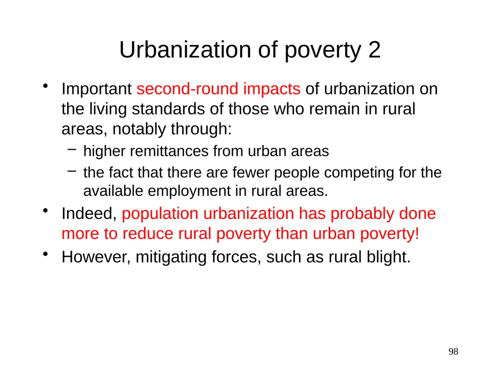 Part 3, Chapter 8 Growth, Inequality and Poverty - slide 98 of 133
