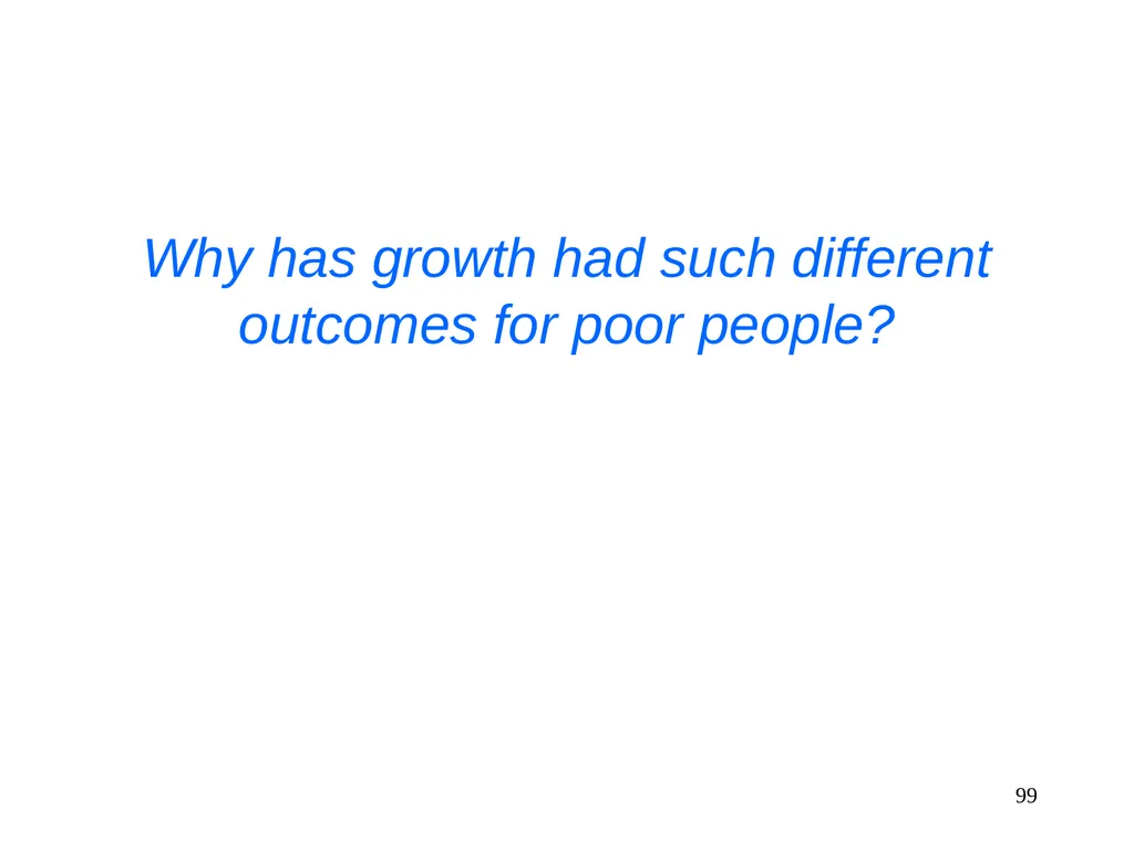 Part 3, Chapter 8 Growth, Inequality and Poverty - slide 99 of 133