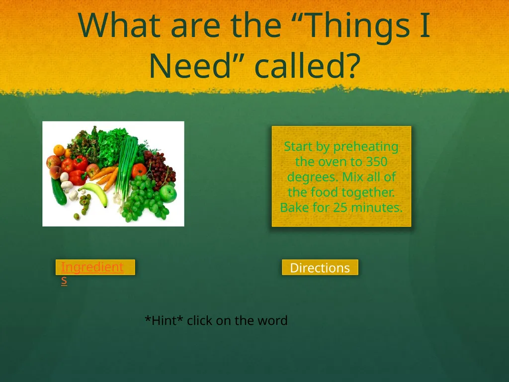 Healthy Recipes Chicken Wrap (1) What you need - slide 8 of 11