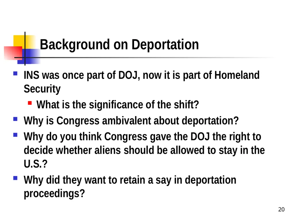 Chapter 2 1 The Delegation/Nondelegation Doctrine - slide 20 of 94