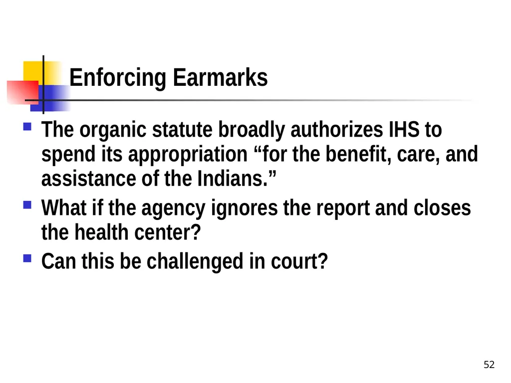 Chapter 2 1 The Delegation/Nondelegation Doctrine - slide 52 of 94