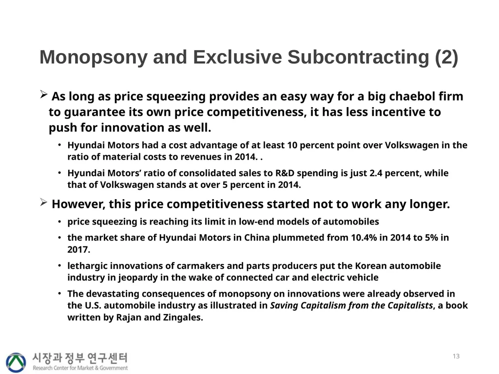 Industrial policy, economic concentration and - slide 13 of 25