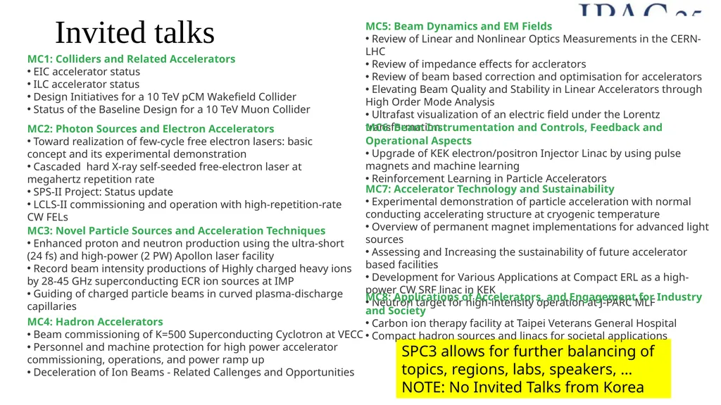 Review of Tasks for SPC3 Yoichi Sato (KEK/J-PARC), - slide 7 of 15