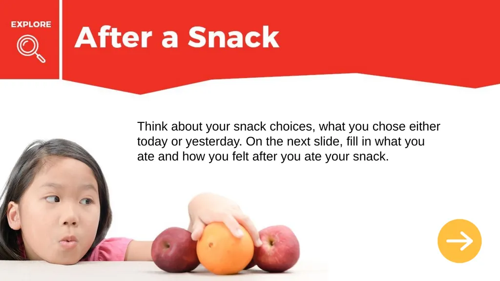 Snacks are like mini meals that can help fuel your - slide 8 of 22