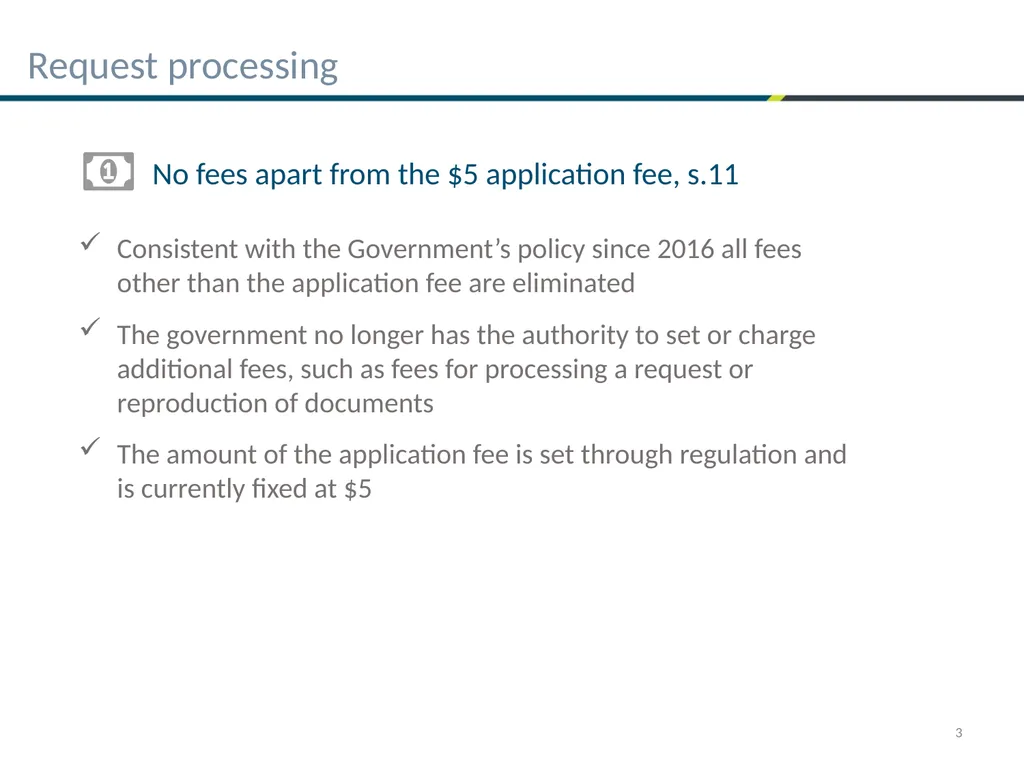 Bill C-58 – First things ATIP Practitioners need - slide 3 of 25