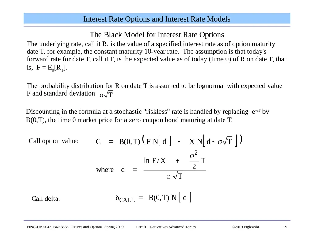 1 Derivatives Advanced Topics: Interest Rate - slide 29 of 100