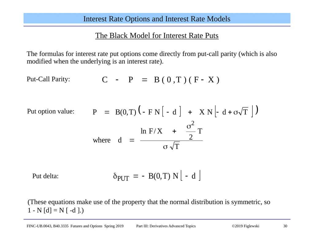1 Derivatives Advanced Topics: Interest Rate - slide 30 of 100
