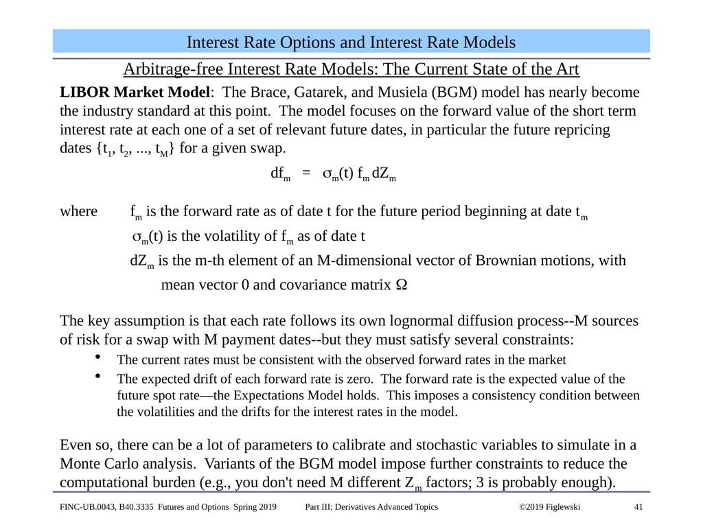 1 Derivatives Advanced Topics: Interest Rate - slide 41 of 100