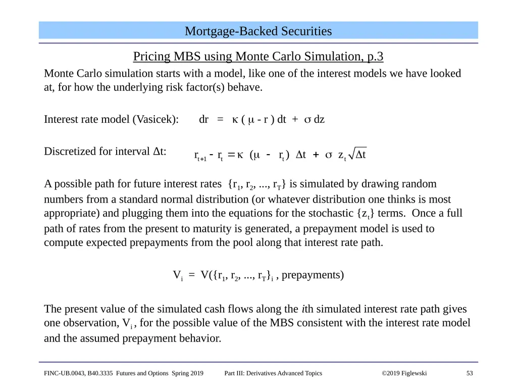 1 Derivatives Advanced Topics: Interest Rate - slide 53 of 100