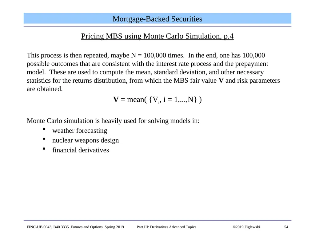 1 Derivatives Advanced Topics: Interest Rate - slide 54 of 100