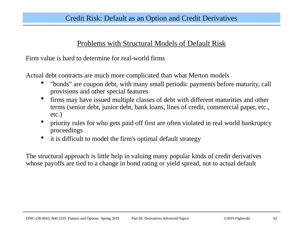 1 Derivatives Advanced Topics: Interest Rate - slide 62 of 100