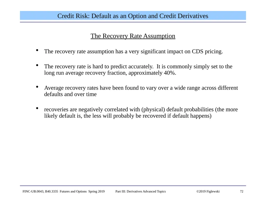 1 Derivatives Advanced Topics: Interest Rate - slide 72 of 100