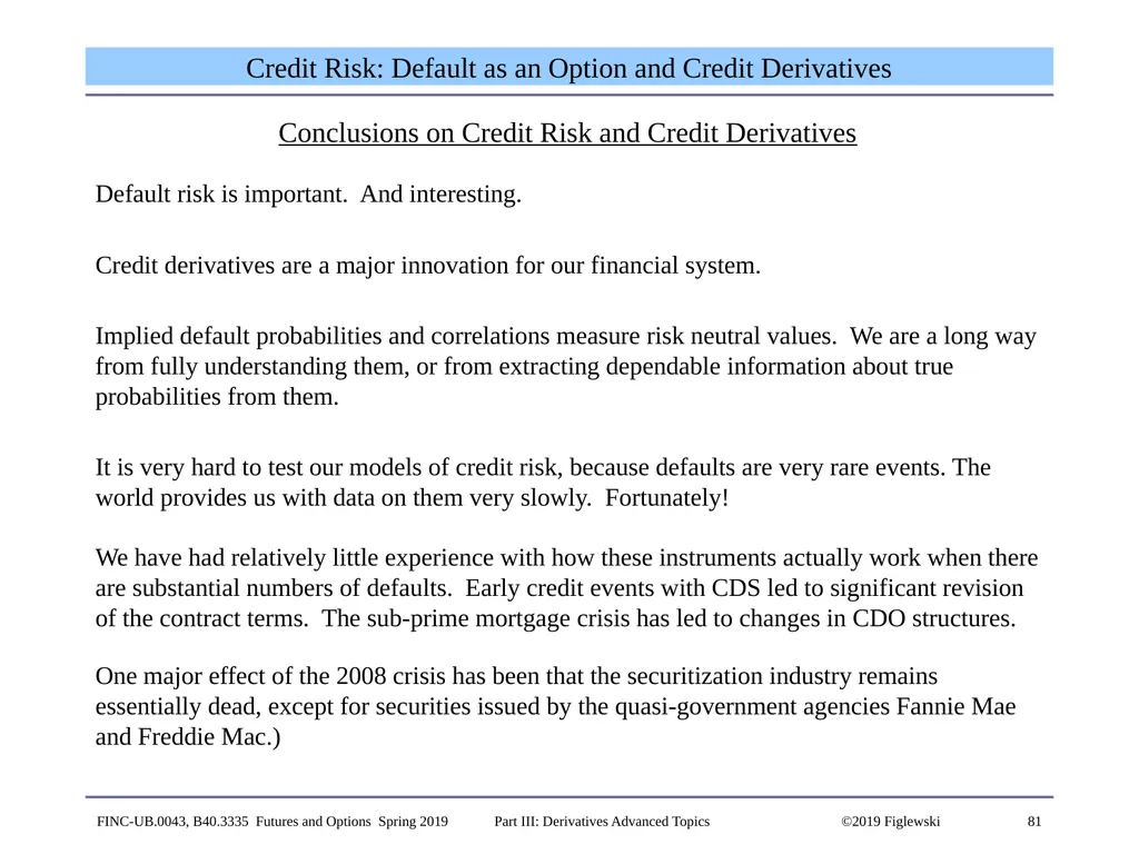 1 Derivatives Advanced Topics: Interest Rate - slide 81 of 100