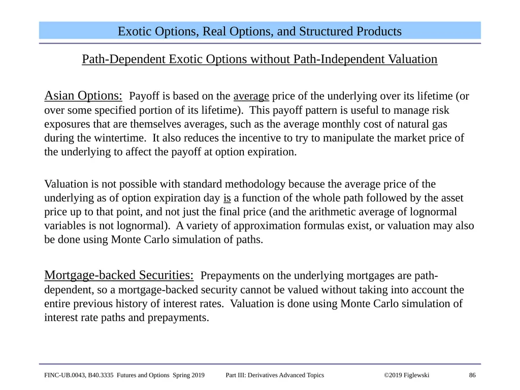1 Derivatives Advanced Topics: Interest Rate - slide 86 of 100