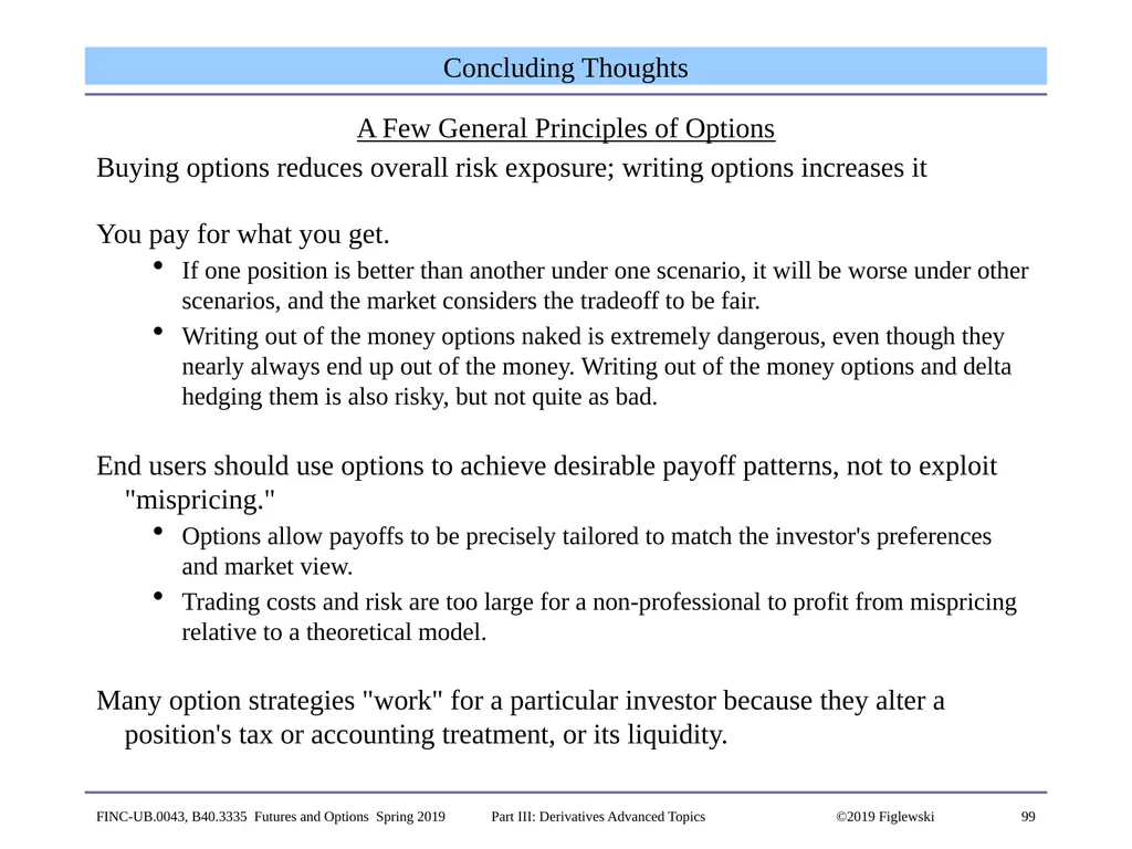 1 Derivatives Advanced Topics: Interest Rate - slide 99 of 100