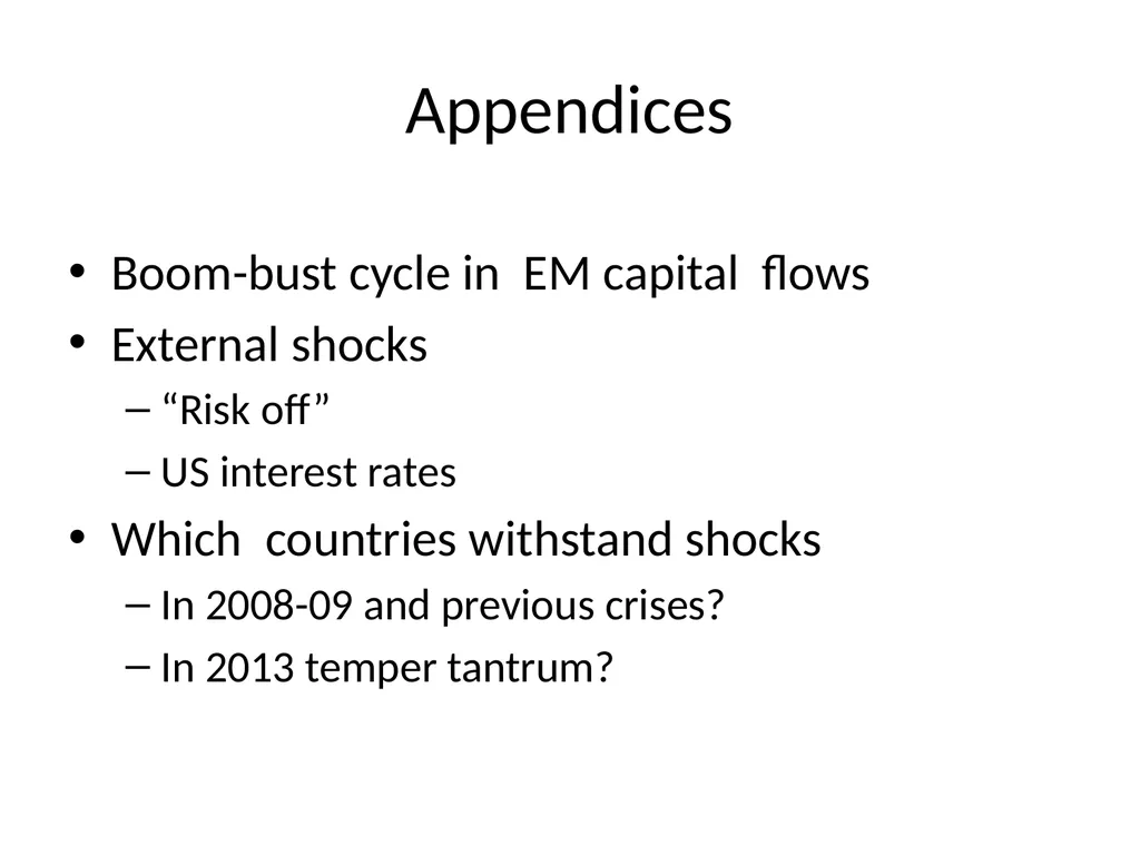Monetary Regimes For Emerging Markets Panel on - slide 19 of 39