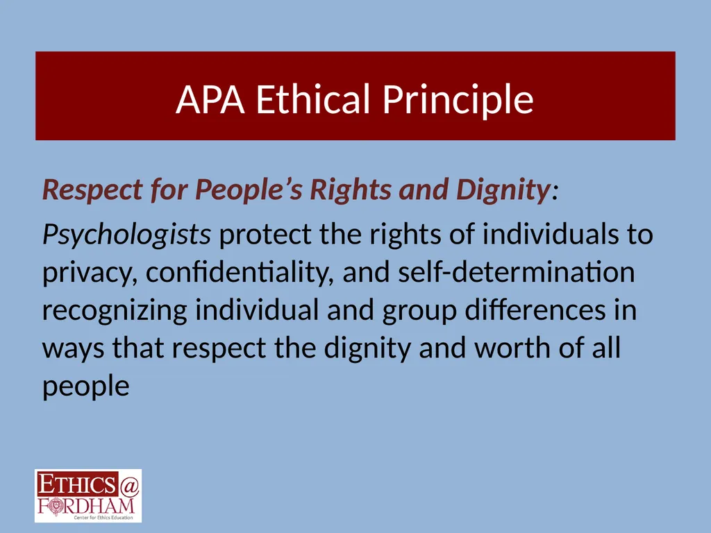 Psychology and Ethics: Strengthening Diverse - slide 23 of 58