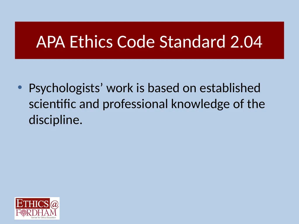 Psychology and Ethics: Strengthening Diverse - slide 12 of 58