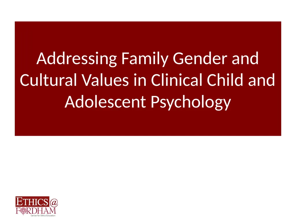 Psychology and Ethics: Strengthening Diverse - slide 18 of 58