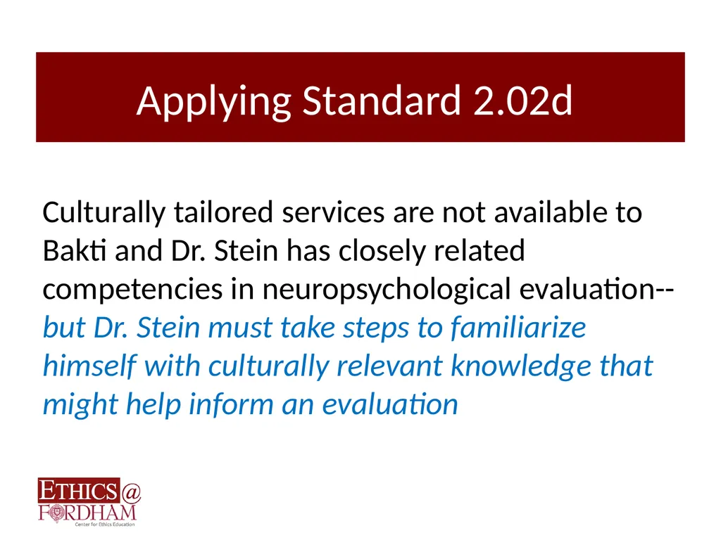 Psychology and Ethics: Strengthening Diverse - slide 36 of 58