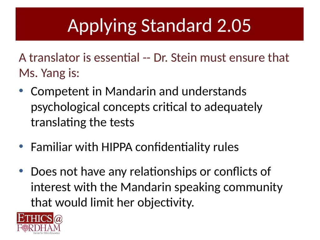 Psychology and Ethics: Strengthening Diverse - slide 40 of 58