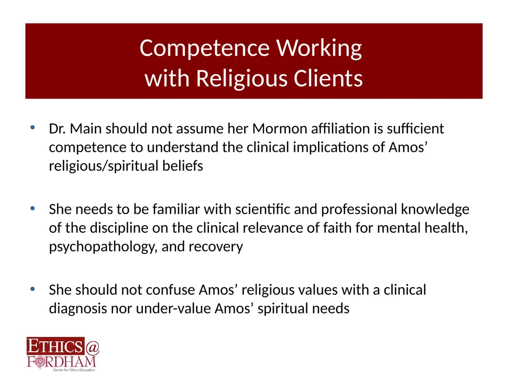 Psychology and Ethics: Strengthening Diverse - slide 49 of 58