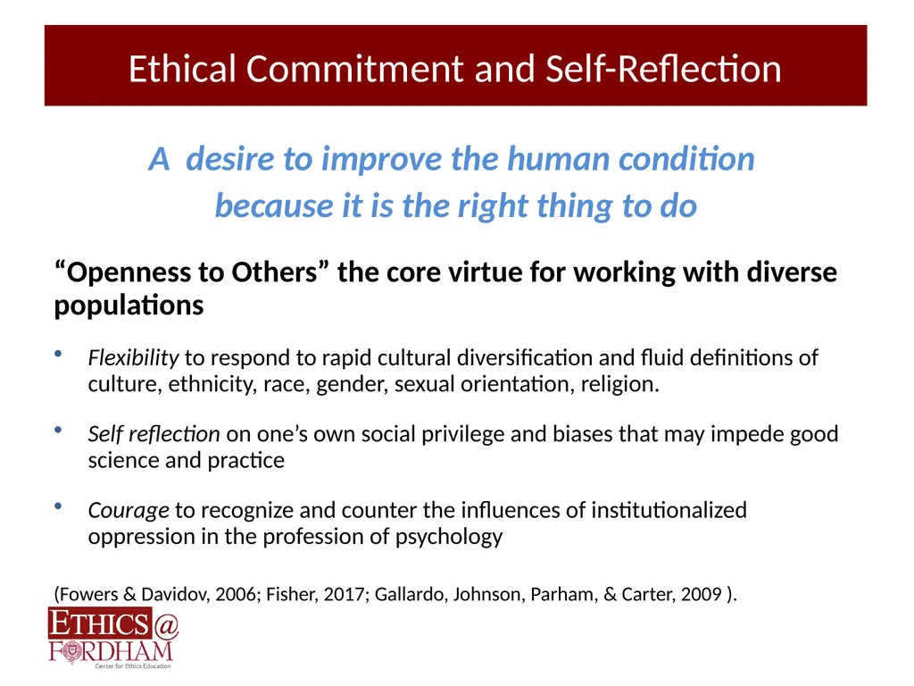 Psychology and Ethics: Strengthening Diverse - slide 5 of 58