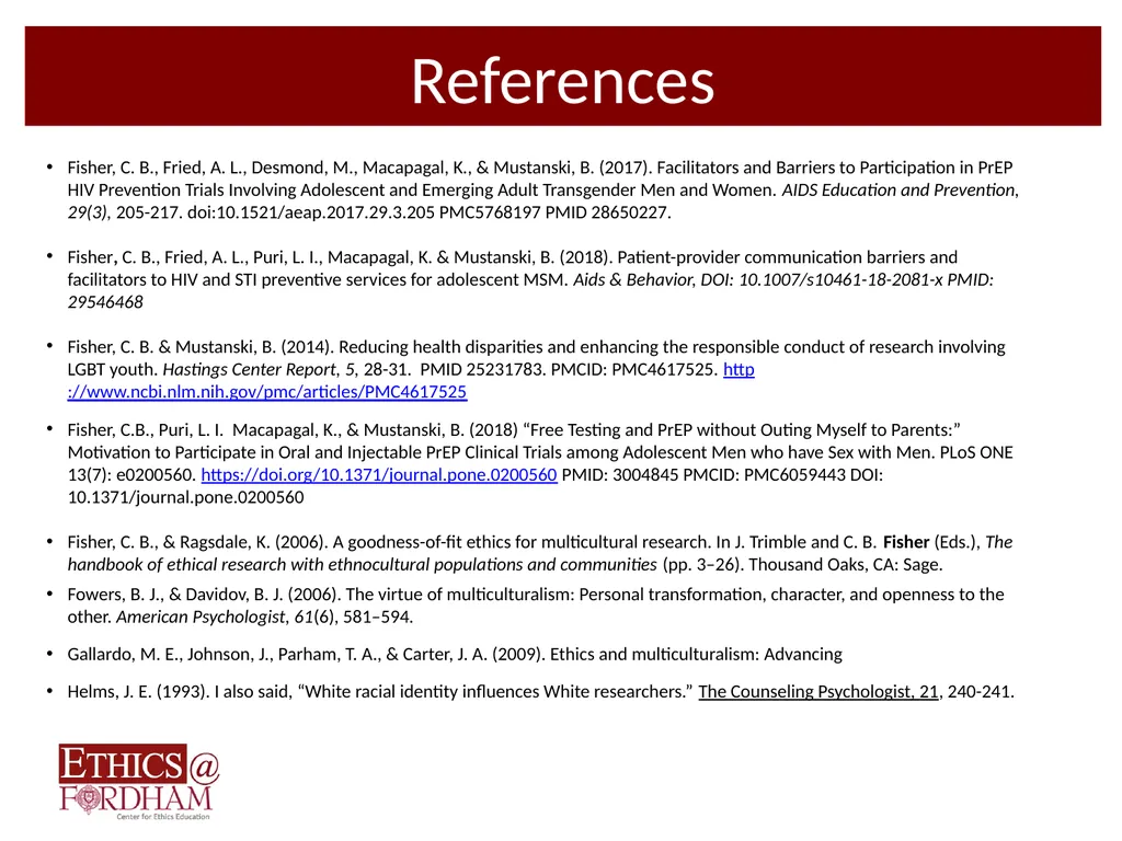 Psychology and Ethics: Strengthening Diverse - slide 56 of 58