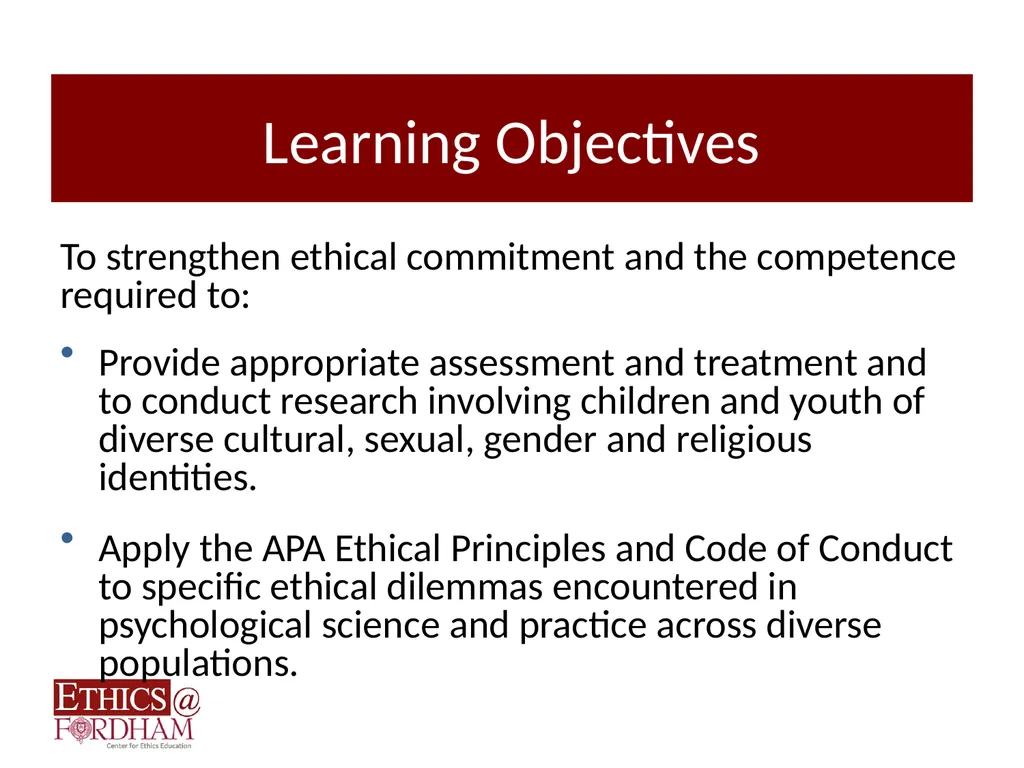 Psychology and Ethics: Strengthening Diverse - slide 3 of 58