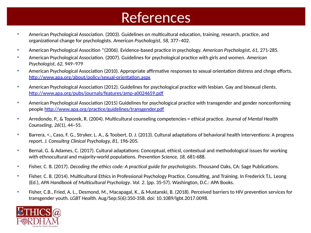 Psychology and Ethics: Strengthening Diverse - slide 55 of 58