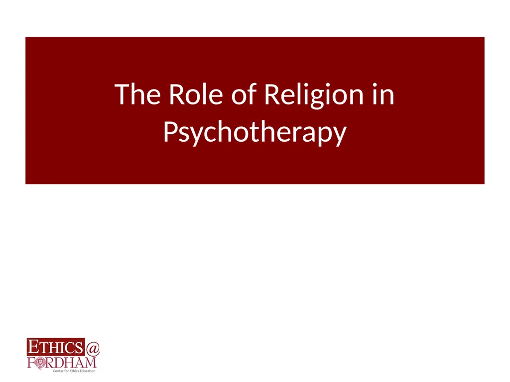 Psychology and Ethics: Strengthening Diverse - slide 46 of 58