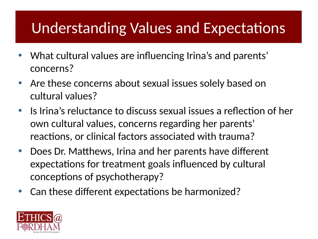 Psychology and Ethics: Strengthening Diverse - slide 25 of 58