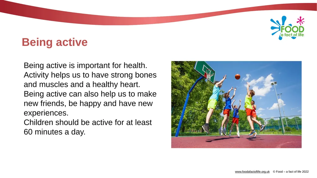 Be healthy, be active! A Healthy eating Challenge - slide 13 of 28