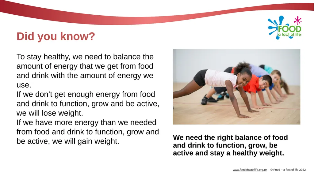 Be healthy, be active! A Healthy eating Challenge - slide 12 of 28