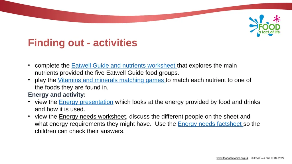 Be healthy, be active! A Healthy eating Challenge - slide 23 of 28