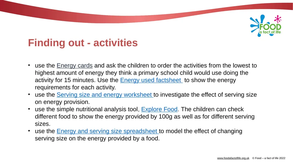 Be healthy, be active! A Healthy eating Challenge - slide 24 of 28