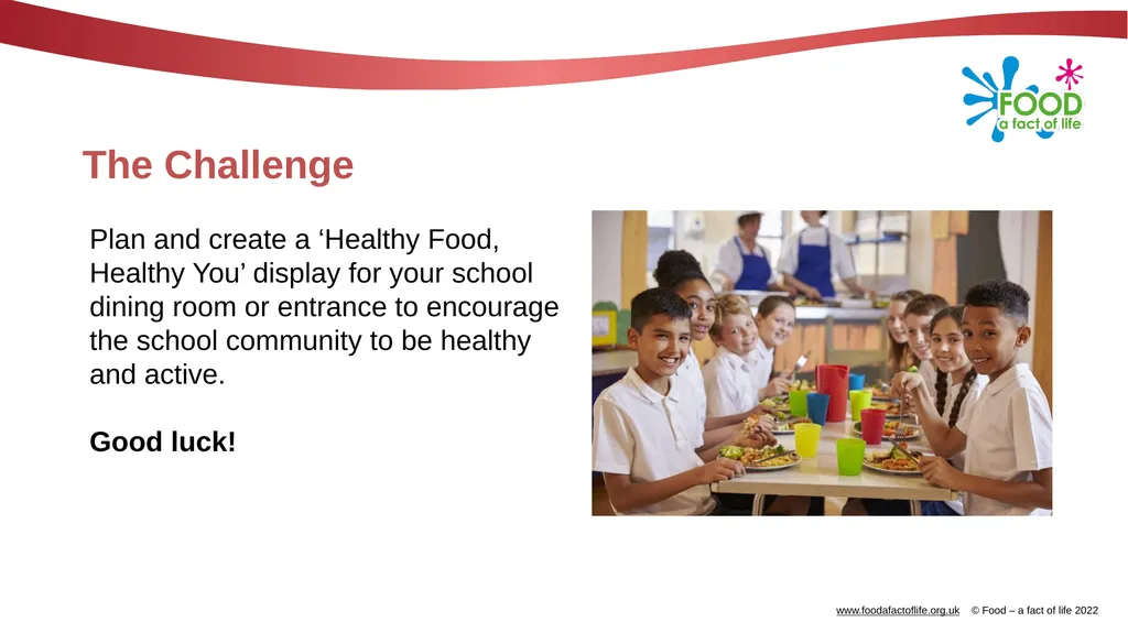 Be healthy, be active! A Healthy eating Challenge - slide 15 of 28