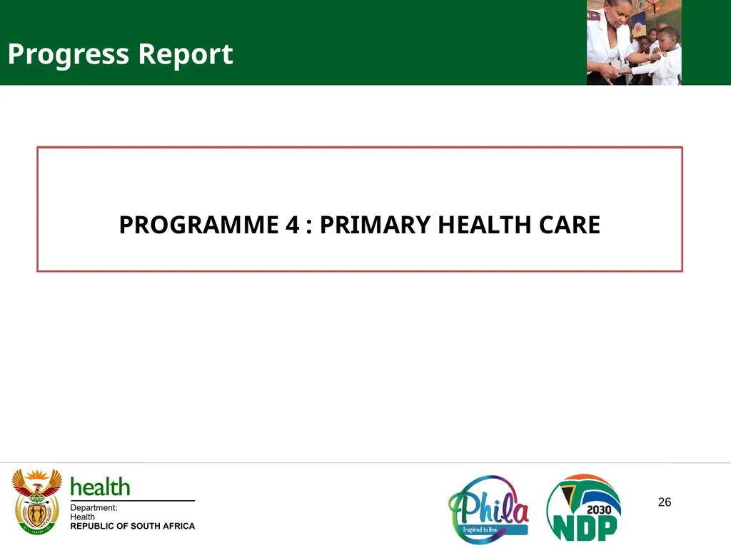 PRESENTATION TO THE JOINT PORTFOLIO COMMITTEE ON - slide 26 of 102